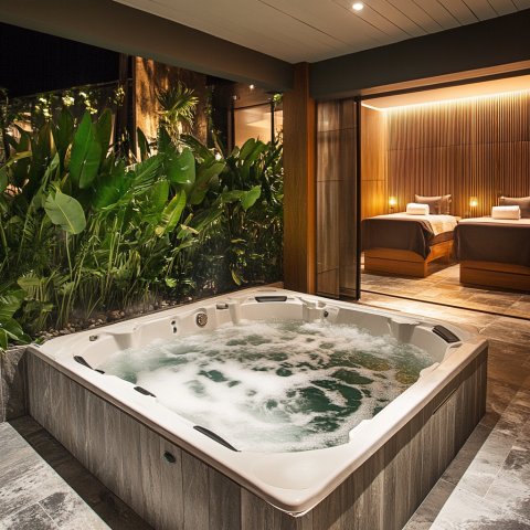 Experimenta la perfecci&oacute;n en relajaci&oacute;n: el Jacuzzi Delos de Catalonia Aqua redefine el bienestar.
